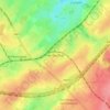 Herbestal topographic map, elevation, terrain