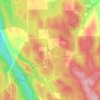 Apiary topographic map, elevation, terrain