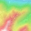 Stavel topographic map, elevation, terrain