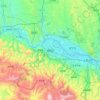 西固区 topographic map, elevation, terrain