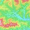 Obertriesting topographic map, elevation, terrain