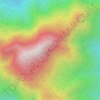 Buntu Sinaji topographic map, elevation, terrain