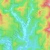 Upton topographic map, elevation, terrain