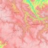 Vilcas Huaman topographic map, elevation, terrain