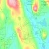 North Orange topographic map, elevation, terrain