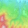 Pacet topographic map, elevation, terrain