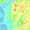 Foxchase topographic map, elevation, terrain