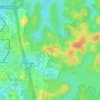 Granite Hill topographic map, elevation, terrain