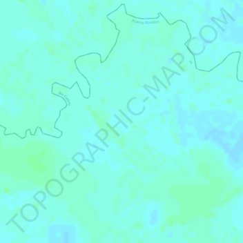 El Rincon topographic map, elevation, terrain