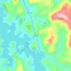 Glenville topographic map, elevation, terrain