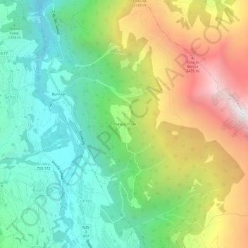 Promaschtgel topographic map, elevation, terrain
