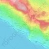 Allenberg topographic map, elevation, terrain