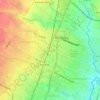 Purwodadi topographic map, elevation, terrain