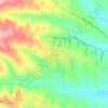 Σφενδάμη topographic map, elevation, terrain