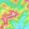 Höchhand topographic map, elevation, terrain