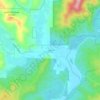 Jewell topographic map, elevation, terrain