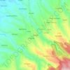 Gimbal topographic map, elevation, terrain