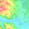 Bleich topographic map, elevation, terrain