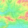 Santa Clarita topographic map, elevation, terrain