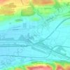 Grüneck topographic map, elevation, terrain