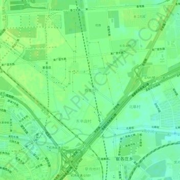 Feijia Cun topographic map, elevation, terrain