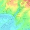 Les Quins topographic map, elevation, terrain