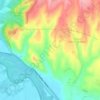 Corraliza de Arguedas topographic map, elevation, terrain