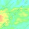 Jonestown topographic map, elevation, terrain