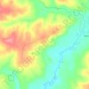 Вакино topographic map, elevation, terrain