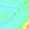 Coker Creek topographic map, elevation, terrain