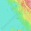 Skye Island topographic map, elevation, terrain