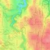 Fosterville topographic map, elevation, terrain