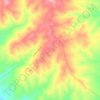 Carril Alto topographic map, elevation, terrain