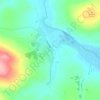 Elim topographic map, elevation, terrain
