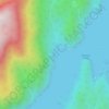 Dawsons Landing topographic map, elevation, terrain