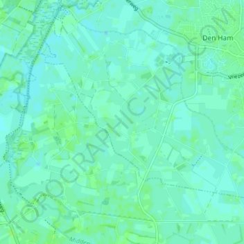 Hallerhoek topographic map, elevation, terrain