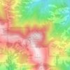 Mount Umunhum topographic map, elevation, terrain