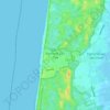 Egmond aan Zee topographic map, elevation, terrain