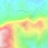 Cerro Santa Ana topographic map, elevation, terrain