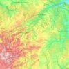 Diemelsee topographic map, elevation, terrain