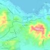 Contentment topographic map, elevation, terrain