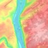 Tumble Falls topographic map, elevation, terrain