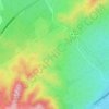 Gardiole topographic map, elevation, terrain