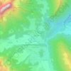 Ruthière topographic map, elevation, terrain