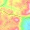 Howard Gap topographic map, elevation, terrain