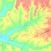 Berea topographic map, elevation, terrain
