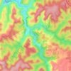 Glencairn topographic map, elevation, terrain