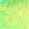 Wodnisko topographic map, elevation, terrain
