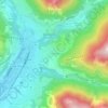 Font Christianne topographic map, elevation, terrain