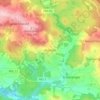 Haslach topographic map, elevation, terrain